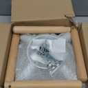 Blissun Christmas Tree Stand for Real Trees, Fits up to 8FT, Xmas Tree Holder and Base Stand, White