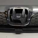G-PLUS Front Bumper Upper Grille Compatible with Hon.da Civic Sedan 2009 2010 2011 Chrome Grill Replace for HO1200198 71121SNAA50