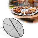 Fire Pit Grill Grate for Outdoor, 36 Inch Round Grill Grate BBQ Grilling Rack with Handles, Outdoor Cooking Grate for Fire Pit, Patio ,Backyard, Campfire
