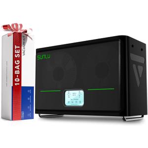 2025 Special BundleSUNLU Official Filament Dryer Box S4,Four-Spool 3D Printer Dehydrator with Rapid Heating, Auto Humidity Control, and Advanced Triple Fan Upgrade, Fits PLA,PETG,ABS,TPU,PA,etc. (Black)
