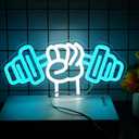 Dumbbell Neon Sign For Home Dcor, Bedroom Decor, Led Sign, Room Neon Sign, Gym Decor, Sports Neon Sign, Men Women Wall Decor Gift, Size 12''