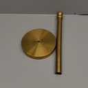 Gold Paper Towel Holder Countertop, Standing Paper Towel Roll Holder for Kitchen Bathroom, with Weighted Base for One-Handed Operation (Gold)