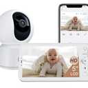ARENTI WiFi Baby Camera Monitor B2 Kit 2025 Upgraded, 5-inch Wireless Display, Smartphone App, Encrypted Connection, Lullaby, Super Night Vision, Auto Tracking, Temp Sensor, Support Local Storage
