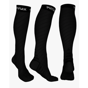 Physix Gear Compression Socks 20-30 mmHg - Men & Women - Running, Nurses, Shin Splints, Flight, Travel L/XL
