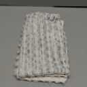 Aeckself Handmae Boho Chenille Tufted Pillow Cover 12x20 Inch, Rectangle Decorative Lumbar Throw Pillow Cover Neutral Pillowcase for Couch Bedroom Living Room, Grey White