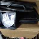ARCHITECTURAL MAILBOXES Grand Haven Plastic, Mailbox and Post Kit, Black Extra Large