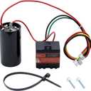 Seentech CSR-U1 Hard Start Capacitor Kit for HVAC Systems, Compatible with 1–3 Ton AC Compressors, 88-108 µF, 208-240VAC, 50/60Hz