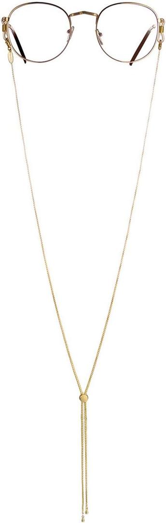 AllenCOCO Glasses Chain, Eyeglass Strap For Women Sunglasses - 14K Gold Eyeglasses Chain, Eye Glasses Holders Around Neck