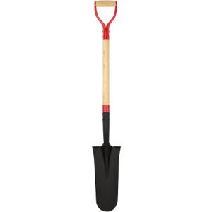 Nohovu Spade Shovel for Digging, Heavy Duty Shovel with D-Handle, Trench Shovel for Gardening, 45 Inches