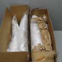 puredown® Natural Feather Down Throw Pillow Inserts 20 x 20 (Set of 2, White), Décor Pillow for Couch, Chairs, Office, Apartments