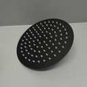NearMoon Rain Shower Head with 11'' Adjustable Arm, High Pressure Stainless Steel Rainfall Shower, Ultra-Thin Design - Pressure Boosting (8 Inch, Matte Black)