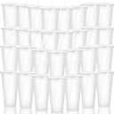 30 Pack Tumblers with Lid and Straw Reusable Plastic Clear Cups Bulk Water Bottles 24 Ounces Cups Travel Mug Cup for Iced Coffee Cold or Hot Drink Juices Birthdays Party Outdoor Use