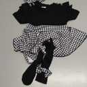 Giraropa Newborn Baby Girl Clothes Smocked Bubble Romper Dress + Socks + Headband Cute Spring Summer Baby Girl Clothes