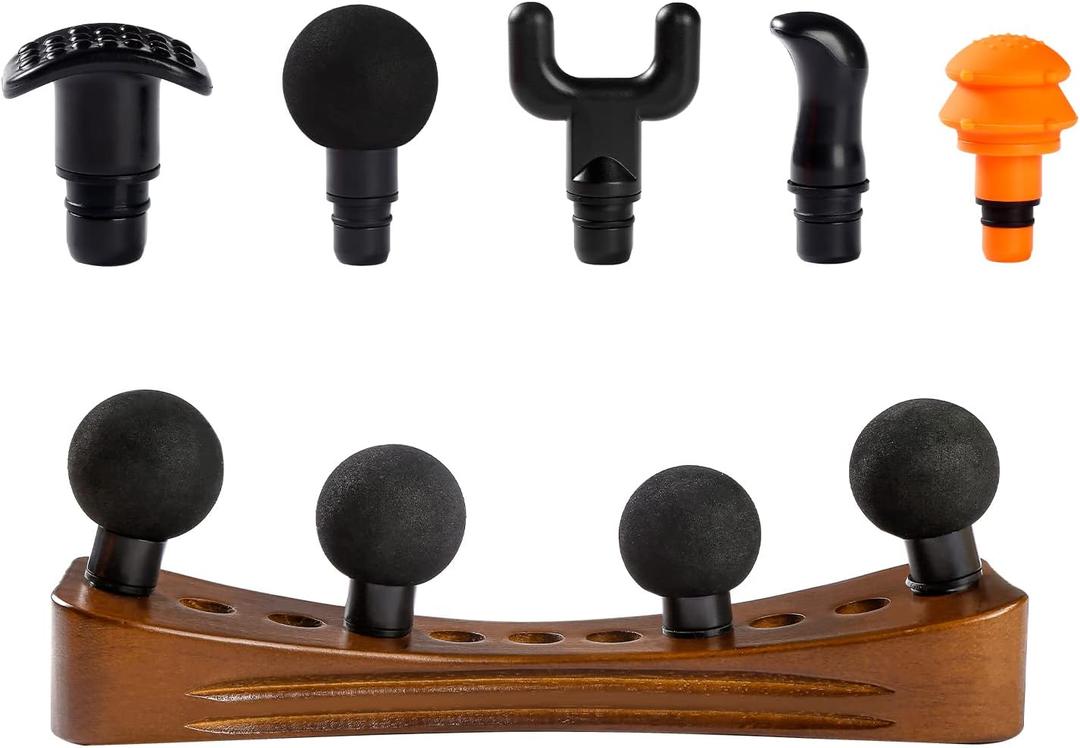 Psoas Muscle Release Tool, Neck Back Psoas Hip Stretcher, Hip Hook Hip Flexor Release Massage Tool, Deep Tissuer Trigger Point Massager Tool with Adjustable 5 Types 20 Massage Heads (Brown)