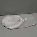 Pack and Play Cover - Mosquito Net Cover for Pack n Play/Travel Crib/Mini Crib/Playpen to Keep Cats Out - Breathable Baby Mosquito Net with 2-Way Zipper (White-Large)