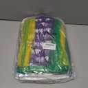 Chicingyou 12 Pcs Mardi Gras Tutus Bulk Multicolor Tutu Skirt Green Yellow Purple Mardi Gras Accessories for Women