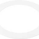 PATIKIL 5" ID 7.48" OD Goof Rings for Recessed Light, Matte White Goof Metal Trim Ring Lighting Fixture for Ceiling Wall Recessed Can Downlights