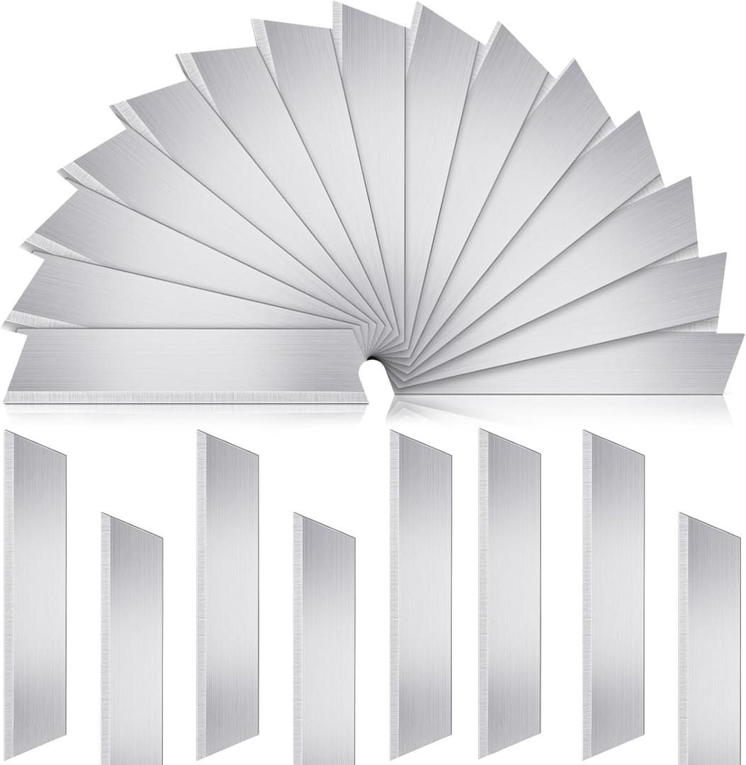 Minatee 15 Pieces Replacement Blades Compatible with Craftsman Handi-Cut 37300 37310 37252 37301 37251 401 Stainless Steel Replace Knife Blades (3-7/8 Inch)