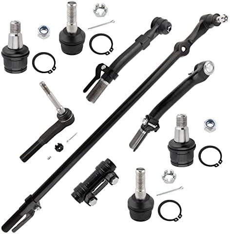 BOXI (Set of 9) Front Suspension Ball Joints Tie Rod Kit Fit for Ford F-250 F-350 Super Duty 4WD 2005-2015 2016 | Excludes Extended Axle Models | K80026 K8607T DS80749 ES80755 ES80754 ES3420S DS300008.   Missing Parts.