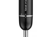 Upgraded 700W Immersion Hand Blender  20 Variable Speeds, Up to 15,500 RPM Stick Mixer for Smoothies, Soup, Puree & Baby Food Black (Single)