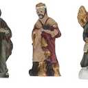 BFYDOAA Nativity Scene Set of 11 Mini Figurines Resin Miniature Nativity Collections Christmas Tabletop Holy Family Ornaments for Religious,Mantel,Xmas Gift