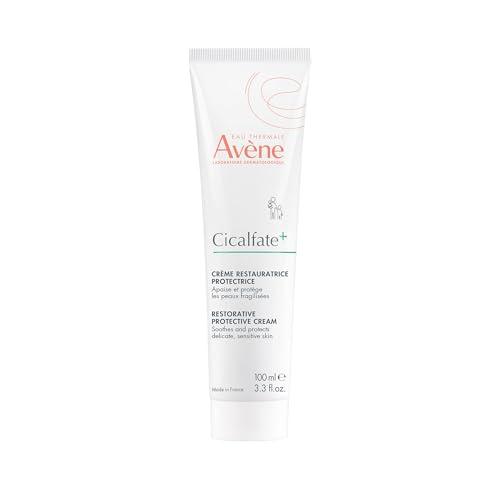 Avène Cicalfate+ Restorative Protective Cream, postbiotic skincare for sensitive skin, helps restore skin barrier, face and body, safe for infants, children and adults, 3.3 Fl Oz