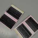 Lash Clusters D-Curly Individual Lashes Volume Eyelash Clusters Bulk zanlufly Thick Lash Extension 560Pcs Natural DIY Eyelash Extension (9-16MM,60D+70D+80D+100D)