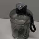 1 Gallon Water Bottle, Water Jug with Motivational Time Marker & Strap & Handle,Large-Capacity leakproof water bottles for Travel Sport Gym OutdoorClear