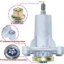 GELASKA 3 Pack 587819701 Spindle Assembly Kit with 153535 Pulley 587686701 Belt Replaces 187292, 192870, 187281, 587820301, 532187292, 539112057, 587125401, 532187281, 532192870, 532192872, 587253301