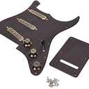 Loaded Pickguard and Back Plate Set with Accessories, Loaded Prewired SSS Humbucker Pickguard Pickups Set with Back Plate, Guitar Hardware