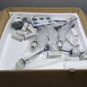 Sputnik Glass Chandelier, Modern 10 Lights Pendant Light Fixture, Mid-Century Blue Glass Hanging Light for Dining Room Living Room