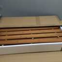 Gashell Wire Shelf Covers, Bamboo Wire Rack Covers for Pantry, Closet (4pcs, 22" W x 16" D)