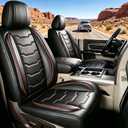AOMSAZTO for Dodge RAM 1500 Seat Covers 2500 3500 2026-2025-2024-2012 Truck, Size: Curved Bench-5 Seats