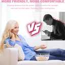 LANGREE Remote Page Turner for Kindle Paperwhite Oasis Kobo eReaders, Kindle Accessories, Page Turner Clicker for ipad Tablets Phone Reading Novels Taking Photos, Kindle Remote with Power Display Pink