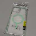 WOGROO for iPhone 11 Case, Compatible with MagSafe, Magnetic Kickstand Case for Women, Clear Green