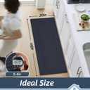 BEQHAUSE Kitchen Rugs Nonslip Kitchen Mats for Floor Absorbent Kitchen Rugs Machine Washable Kitchen Floor Mat with TPR Backing, 20"x48", Blue