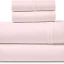 Road Trip America Jersey Knit Sheet Set - 4 Pieces Full Cotton Sheets Set - Soft Cozy Stretchy Knit Bed Linen (Blush, Full)