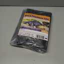 Black Plastic Sheeting 4Mil, 13.2x16.5ft, Heavy Duty, Polyethylene Plastic Film for Garden,Construction, Landscaping, Weed and Moisture Control