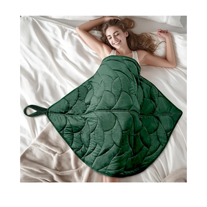 7 Lbs Weighted Lap Blanket - Valentines Day Gifts for Mom Women, Cozy Luxury Velvet Small Weighted Blankets,Portable Travel Blankets for Adults, All-Season Blanket Relaxation Gift,40x70, Green