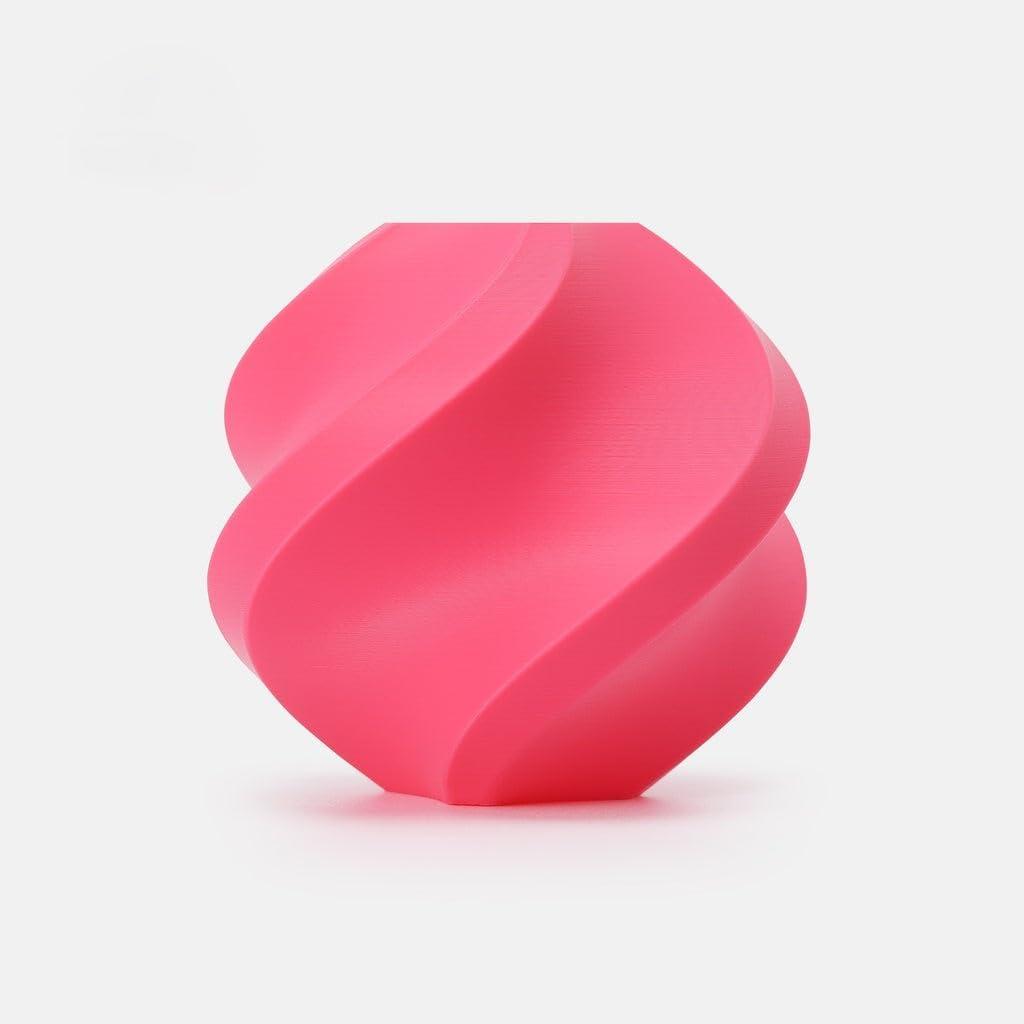 Bambu Lab PLA Filament Matte 3D Printer Filament 1.75mm PLA 1kg High Tenacity Eco Friendly - Hot Pink (10204) - Spool