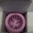 Dog Enrichment Treat Toy, Long-Lasting Wobbly Interactive Freeze Lick Toys for Dogs, Stuffable Puzzle Feeder Toy for Boredom, Silicone Treat Dispensing Chew Toy (Pastel Purple,M)