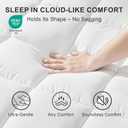 Quilted Mattress Pad Pillow Top Mattress Cover Protector Cooling Soft for Breathable Padded Fitted 8"-21" Deep Pocket Supportive(White,Queen Size)