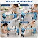 Pet Grooming Hammock for Small Dogs with Stand, Dog Bathing Hammock