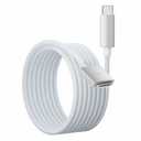 Maxonar USB C to Magnetic 3 Cable 6.6ft, Up to 140W PD Fast Charge Braided Charging-Only Replacement for MacBook Pro 14"/16" 2025/2024/ 2023/2021, Air 13"/15" M4 2025, M3 2024, M2 2023, 2022- White