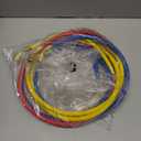 2026 Upgrade 22985 Plus II Manifold Hose Set - 72",Low Loss,Standard 1/4" FL to 1/4" FL Vacuum Certified Refrigerant Hose,for R410A and All Common Refrigerants- 800 PSI Working Pressure,(Pack of 3)