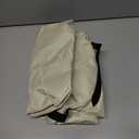 JinHrtoyi Patio Coffee Table Cover,36Wx24Dx16H Inches 100% Waterproof Heavy Duty Outdoor Rectangular Side Table Cover,Beige&Brown Modern Style Outdoor Furniture Covers