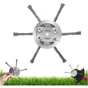 Steel Wire Grass Trimmer Head, 2025 New String Trimmer Replacement Head, Fits Electric Weed Trimmer with 5.5mm(0.2inch) Bore Size, 6 Inch Steel Wire Weed Brush Cutter Trimmer Head (1PCS) Steel Wire Grass Trimmer Head, 2025 New String Trimmer Replacement Head, Fits Electric Weed Trimmer with 5.5mm(0.2inch) Bore Size, 6 Inch Steel Wire Weed Brush Cutter Trimmer Head (1PCS)