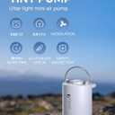 FLEXTAILGEAR Portable Air Pump for Inflatables, 2.82oz Classic Tiny Air Pump, Rechargeable Electric Air Pump to Inflate Deflate for Camping Gear Pool Floats Air Mattress