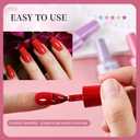 JODSONE 36 PCS Gel Nail Polish Set-32 Colors Gel Nail Polish Set Same Color Same Bottle No Wipe Base Top Matte Glitter Coat Professional Choice Salon Gifts