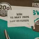 Lenny & Larry's FITZELS Protein Pretzels (Cinnamon Buns) 8 Individual Bags 3 oz Each High Protein Snacks with 20g of Plant Based Protein Healthy Vegan Pretzels Delicious Salty Taste (BB: May 15, 2026)